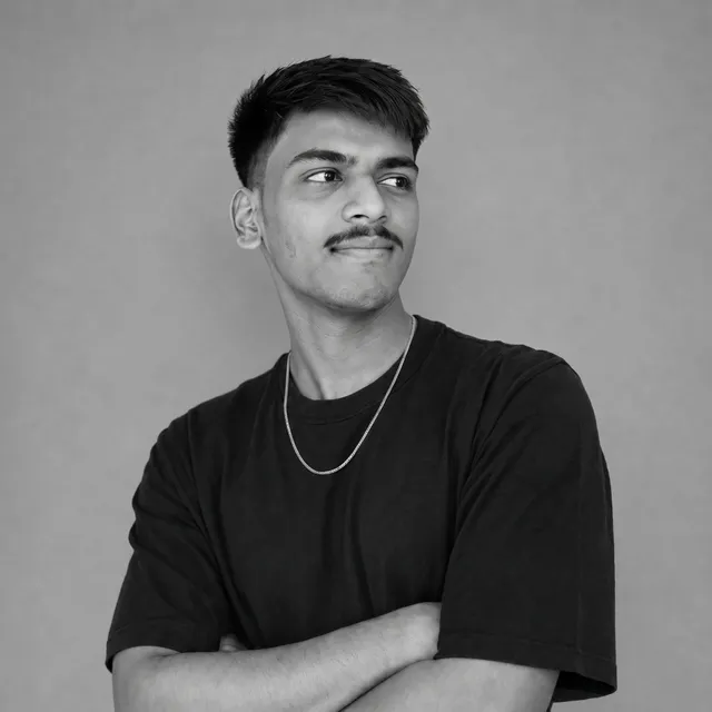 Gangadhar Gaikwad, black-and-white portrait
